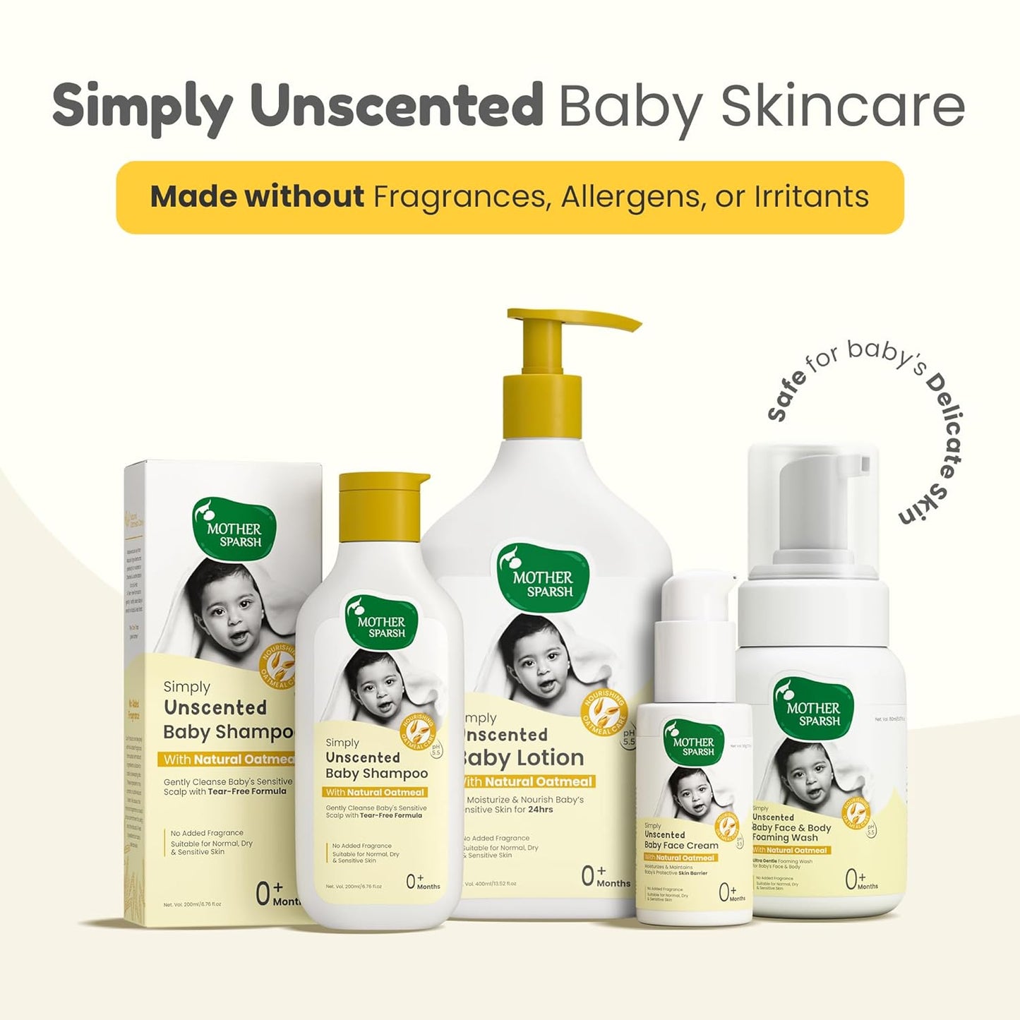 Mother Sparsh Unscented Baby Face Cream