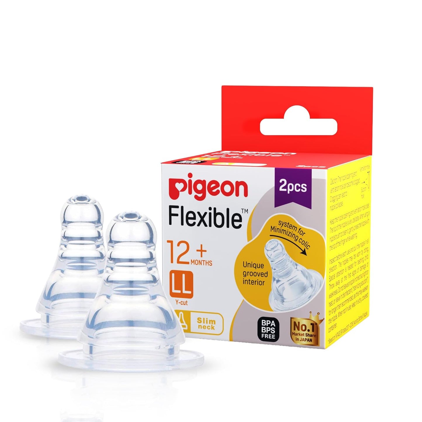 Pigeon Flexible Nipple 12m+