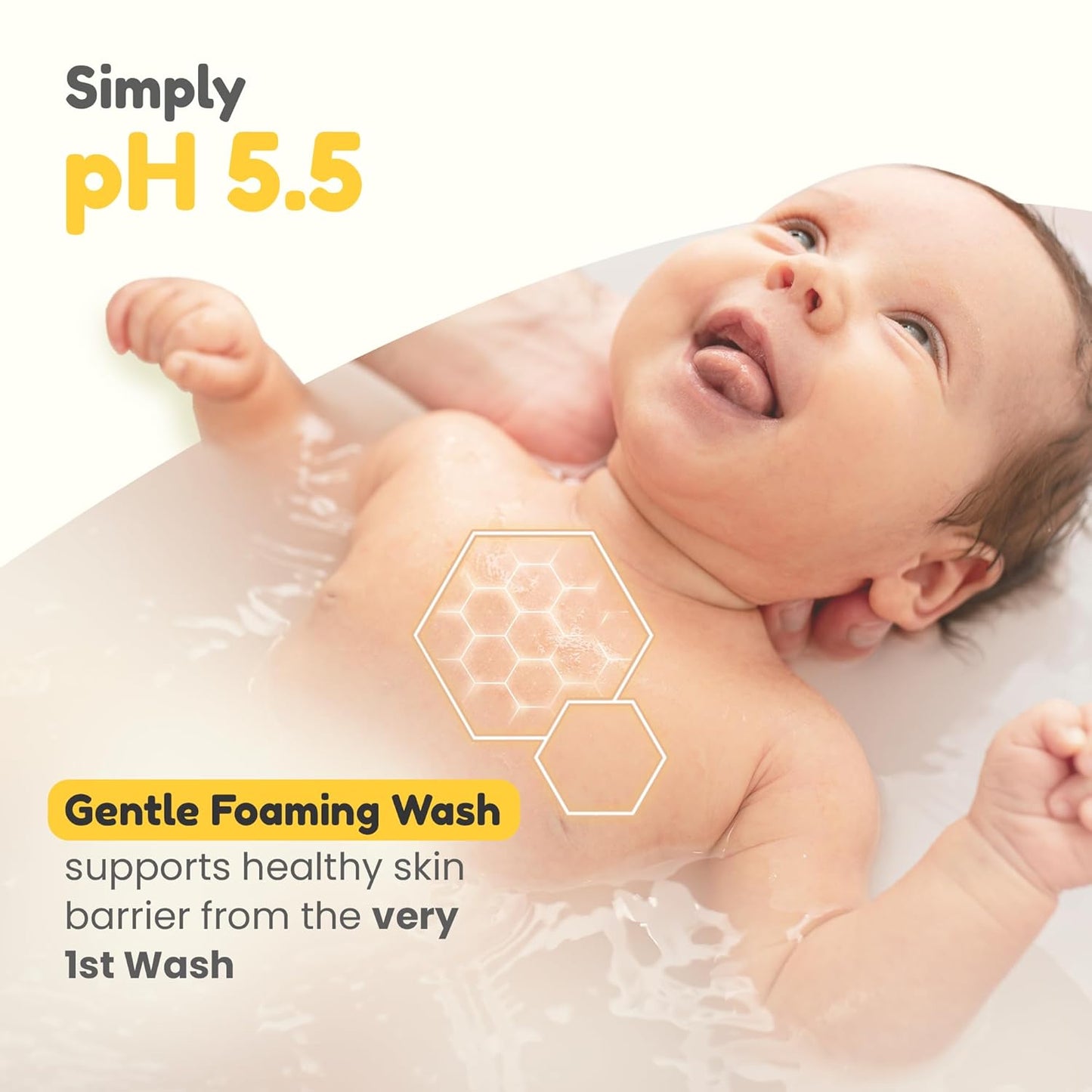Mother Sparsh Unscented Baby Face & Body Foaming Wash