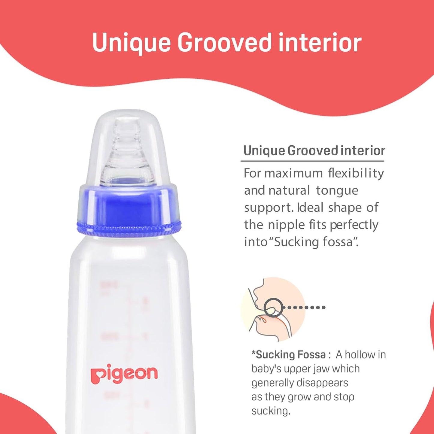 Pigeon Flexible Feeding Bottle 240 ml 12m+
