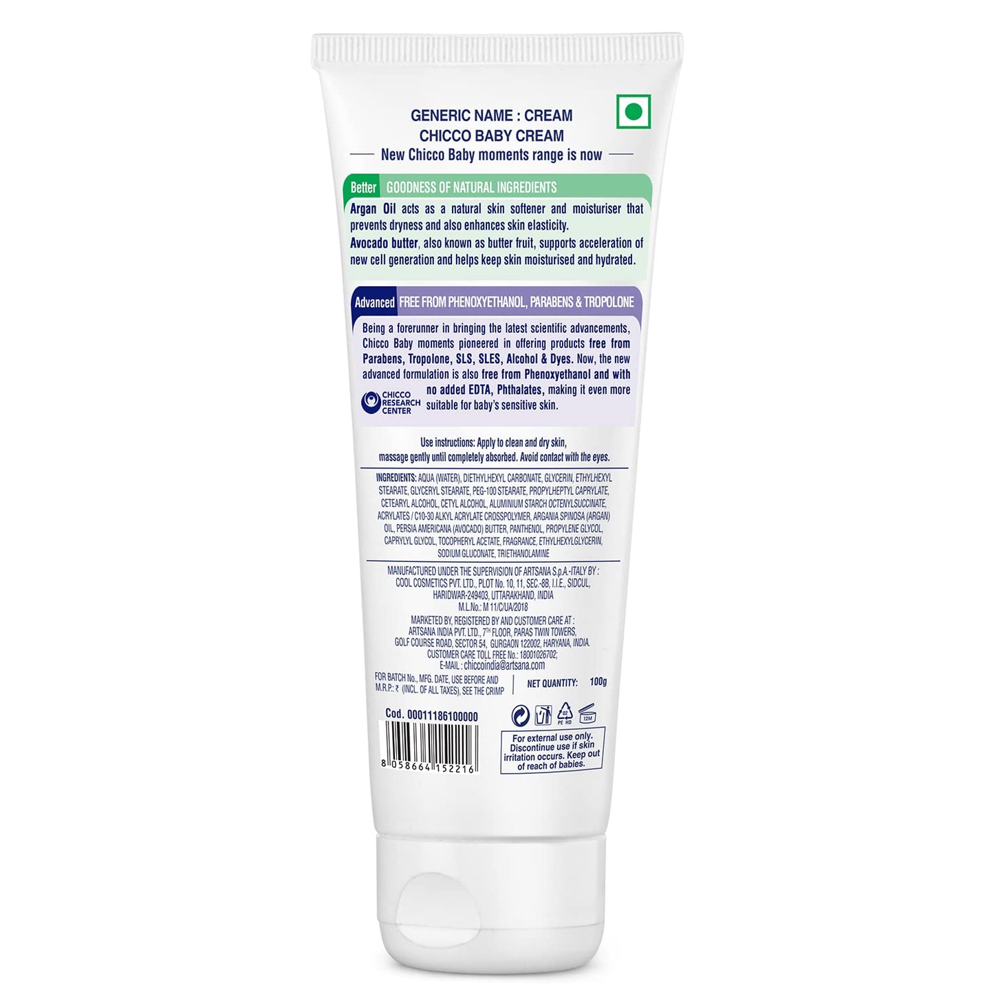 Chicco Baby Rich Cream