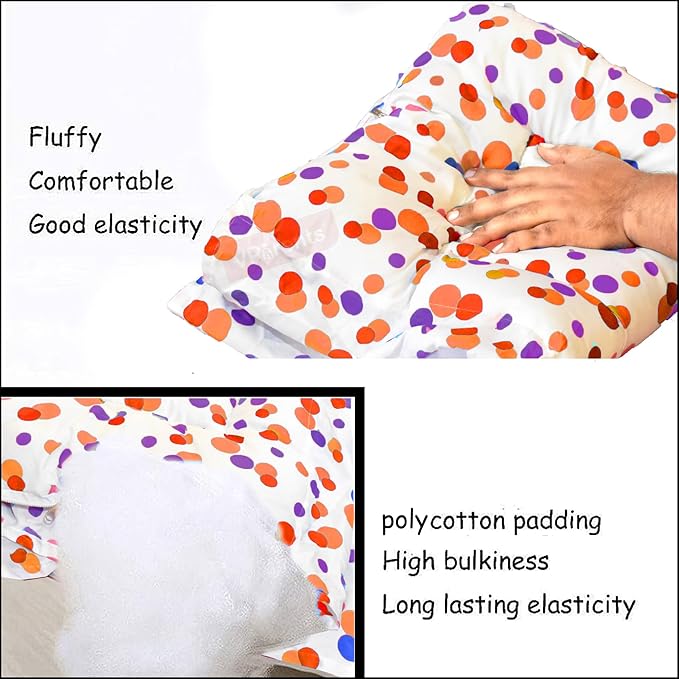 VParents Preemie Baby Swing Cradle with Mosquito Net, Spring & Metal Window Cradle Hanger (Orange)