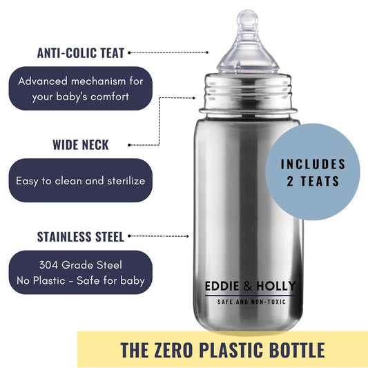 Eddie & Holly Anti -Colic Feeding Bottle 400ml