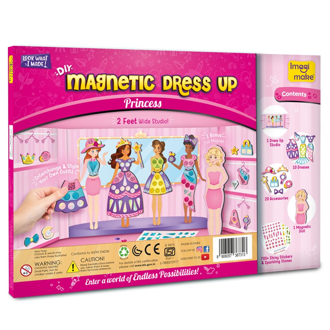 DlY Magnetic Dress Up Princess