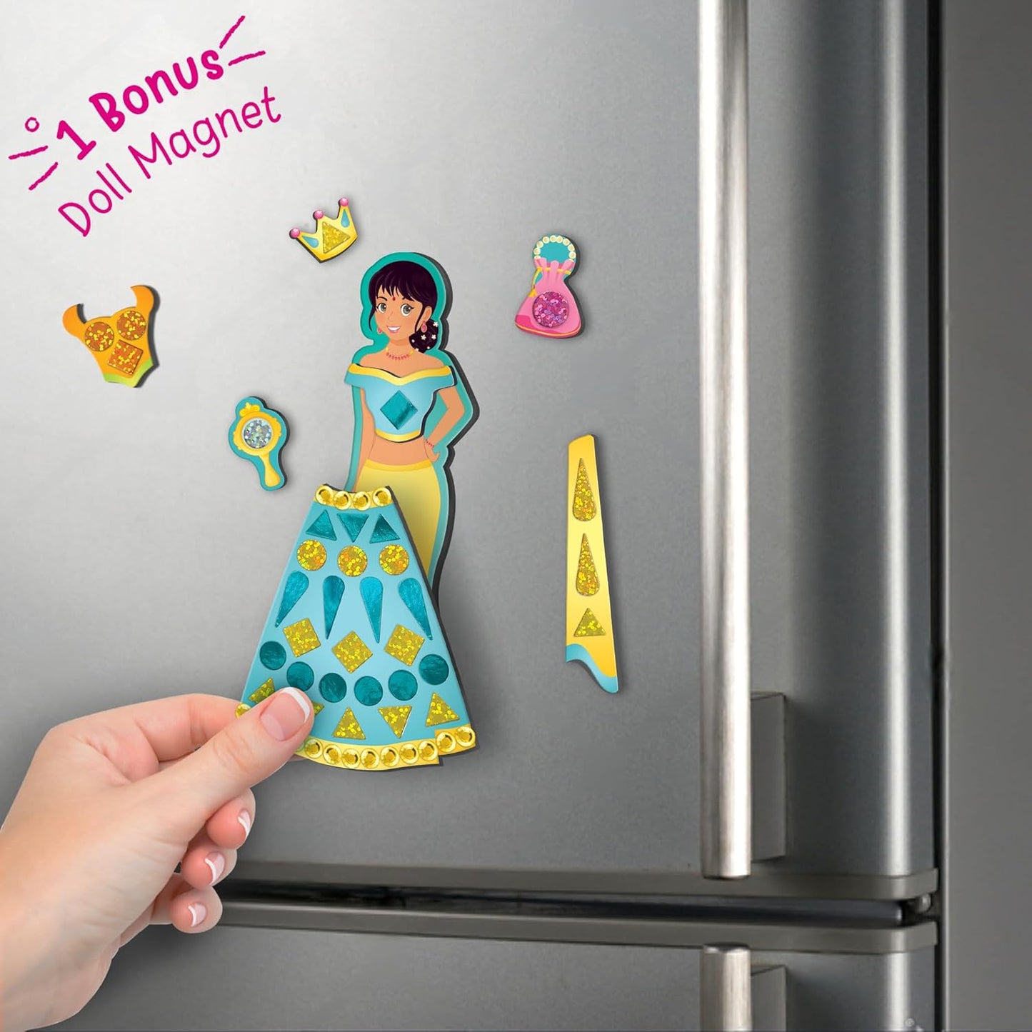 DlY Magnetic Dress Up Indian Princess