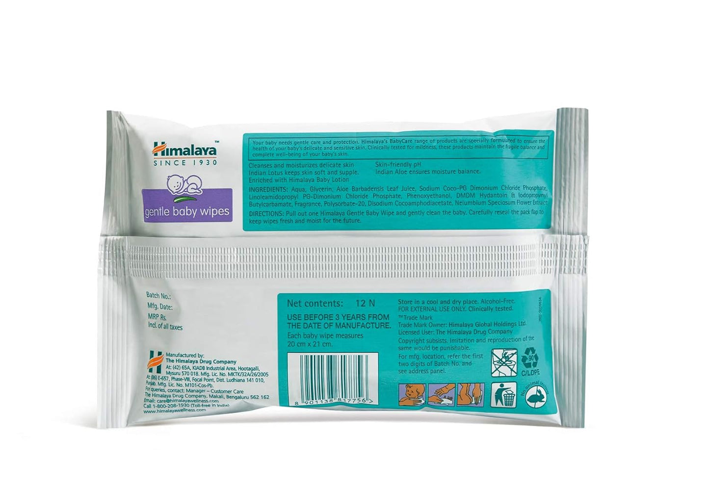 Himalaya Gentle Baby Wipes