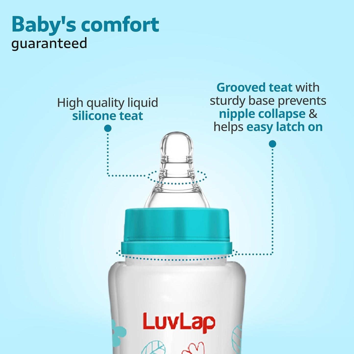 LuvLap Essential Feeding bottle 125ml