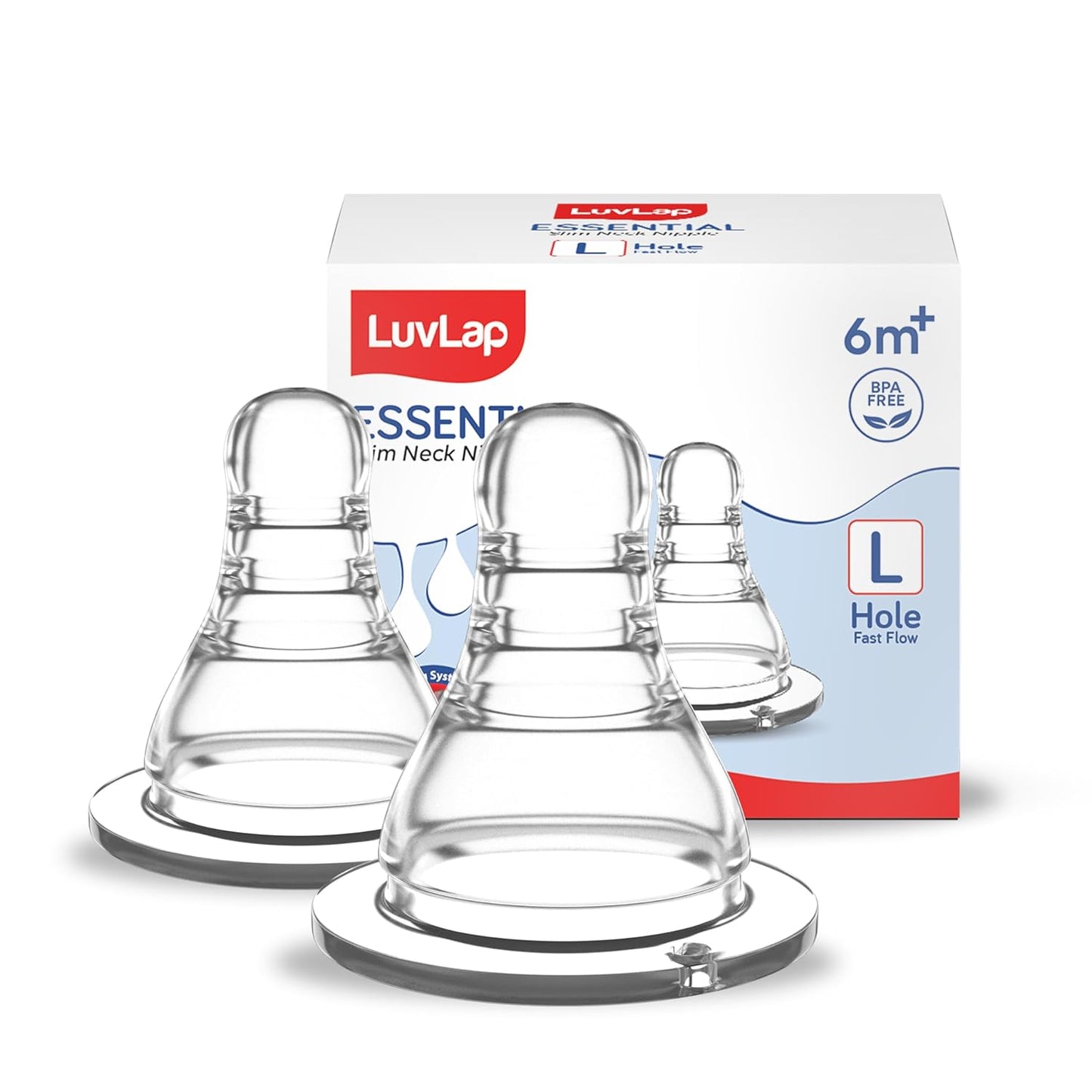 LuvLap Essential Nipple 6m+