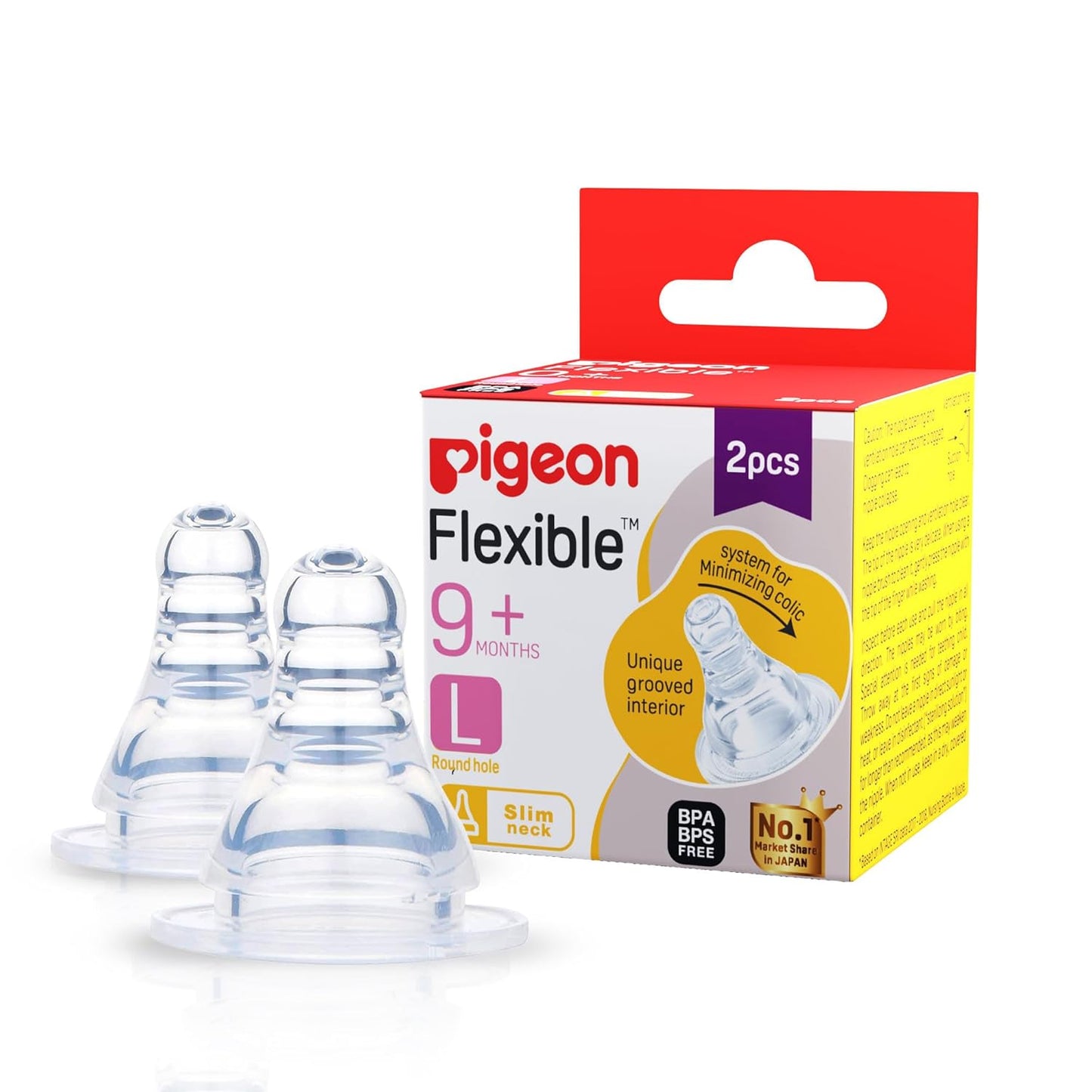 Pigeon Flexible Nipple 9m+