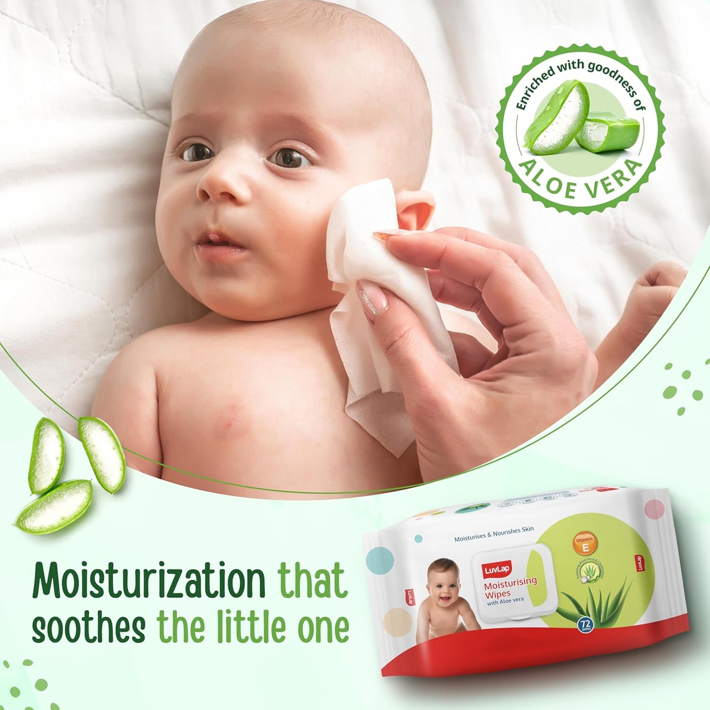 LuvLap Moisturizing Wipes