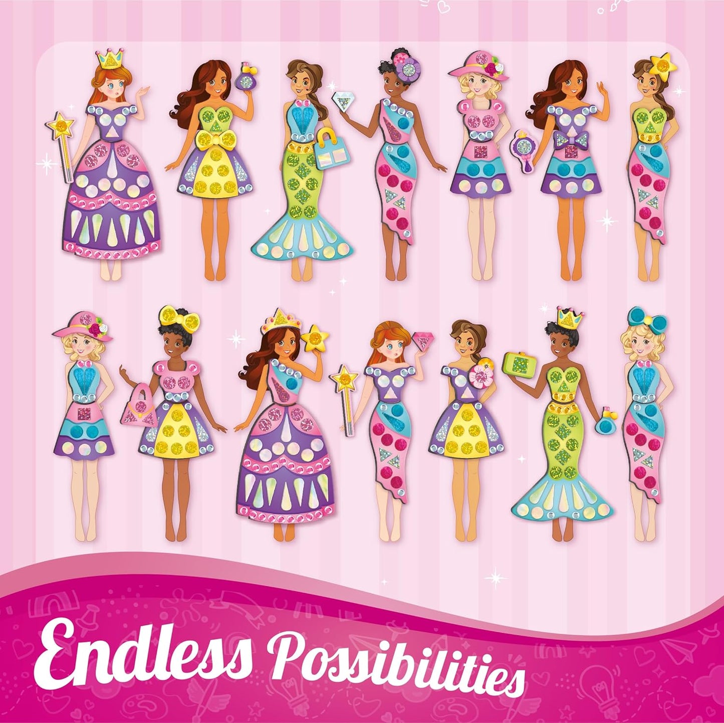 DlY Magnetic Dress Up Princess