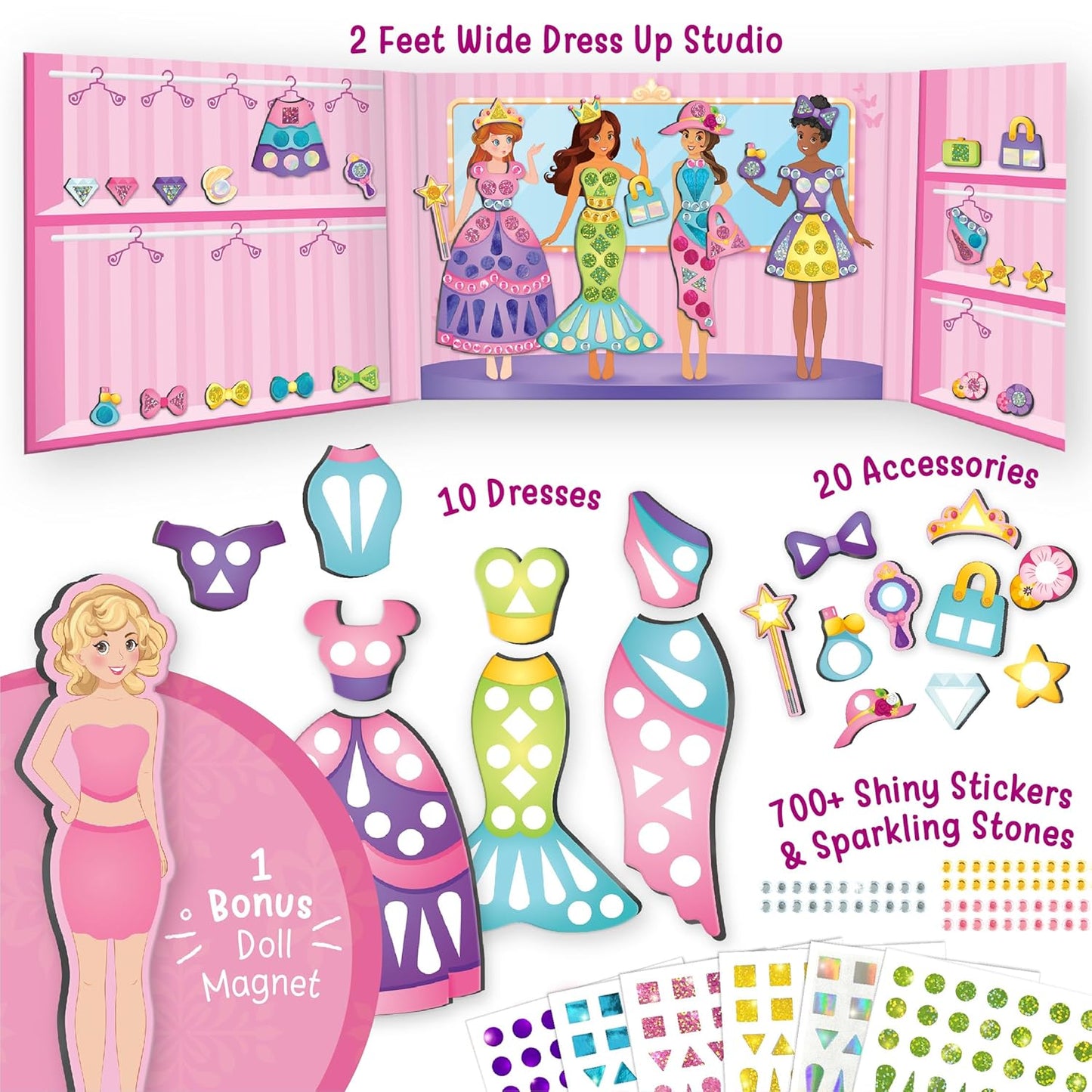 DlY Magnetic Dress Up Princess