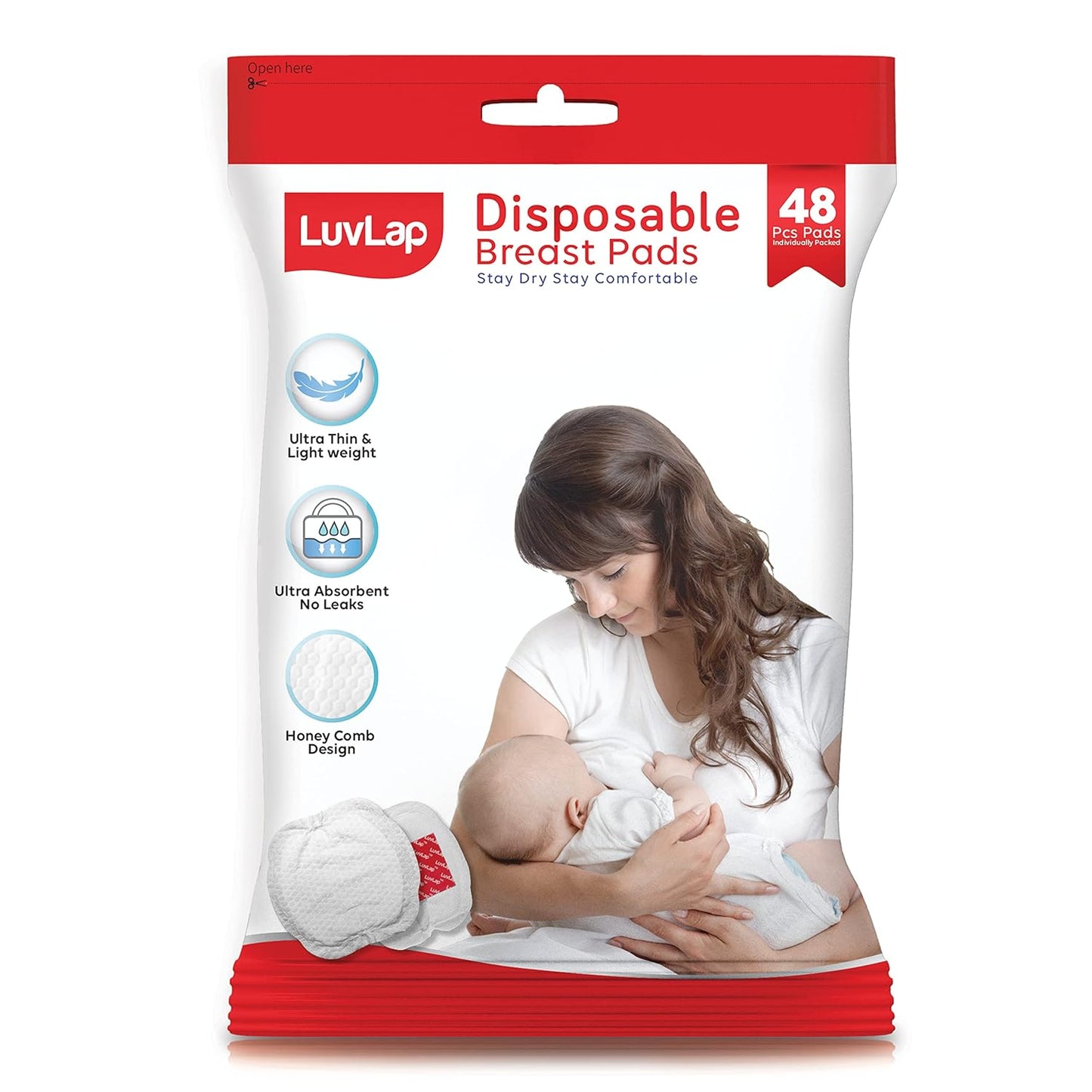 LuvLap Disposable Breast Pads