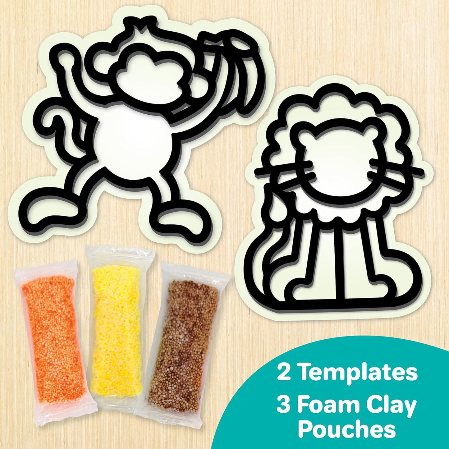 DlY Clay Stickers Animals