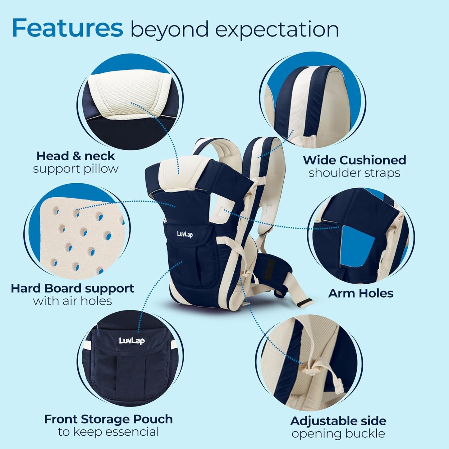 LuvLap Elegant Baby Carrier