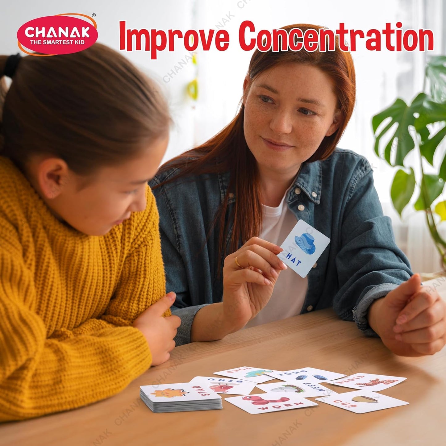 Chanak Wood Block &Cards Spelling Game