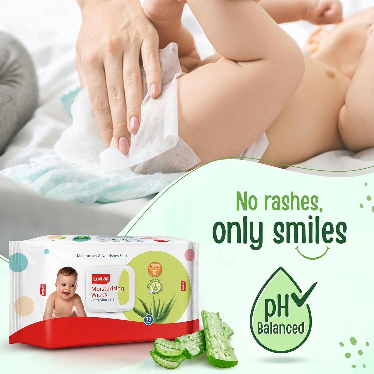 LuvLap Moisturizing Wipes