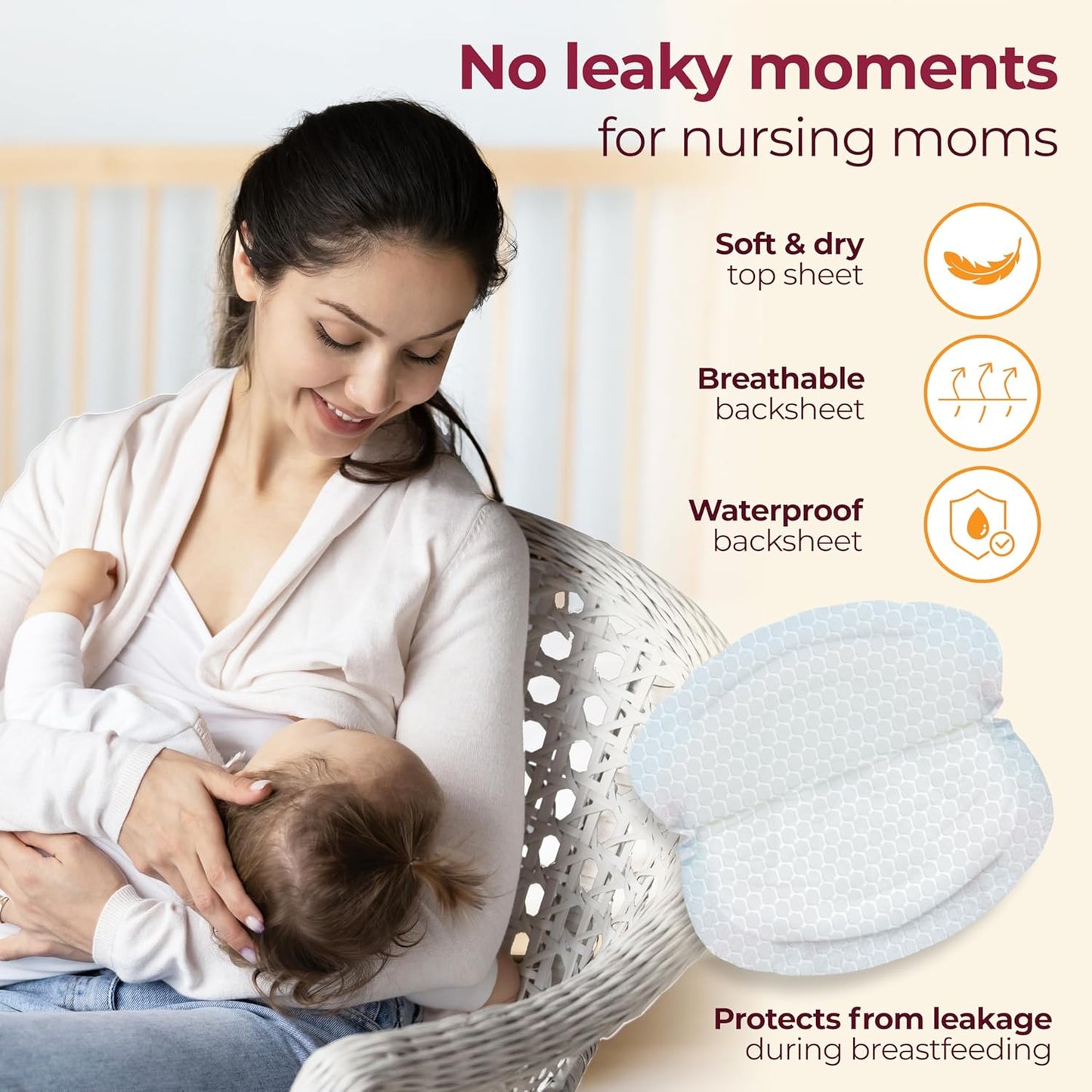 LuvLap Disposable Breast Pads