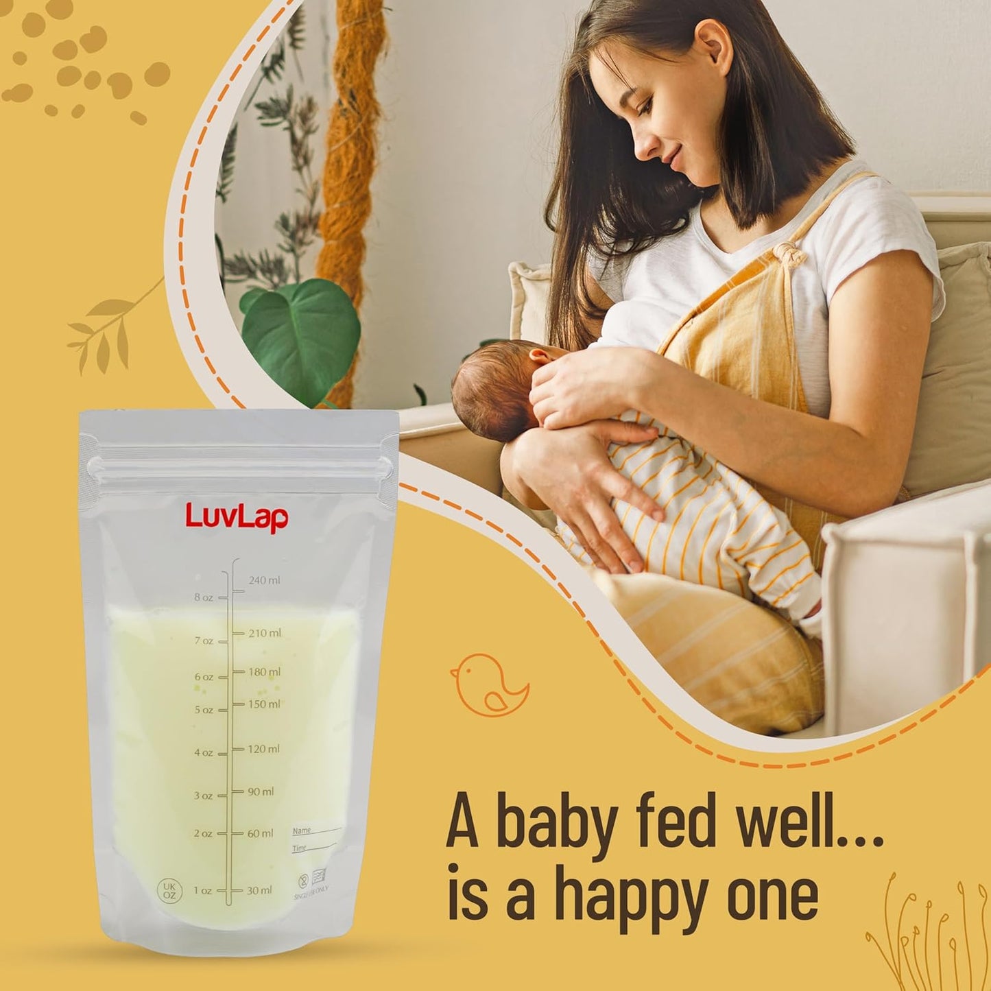 LuvLap Breastmilk Storage Bags