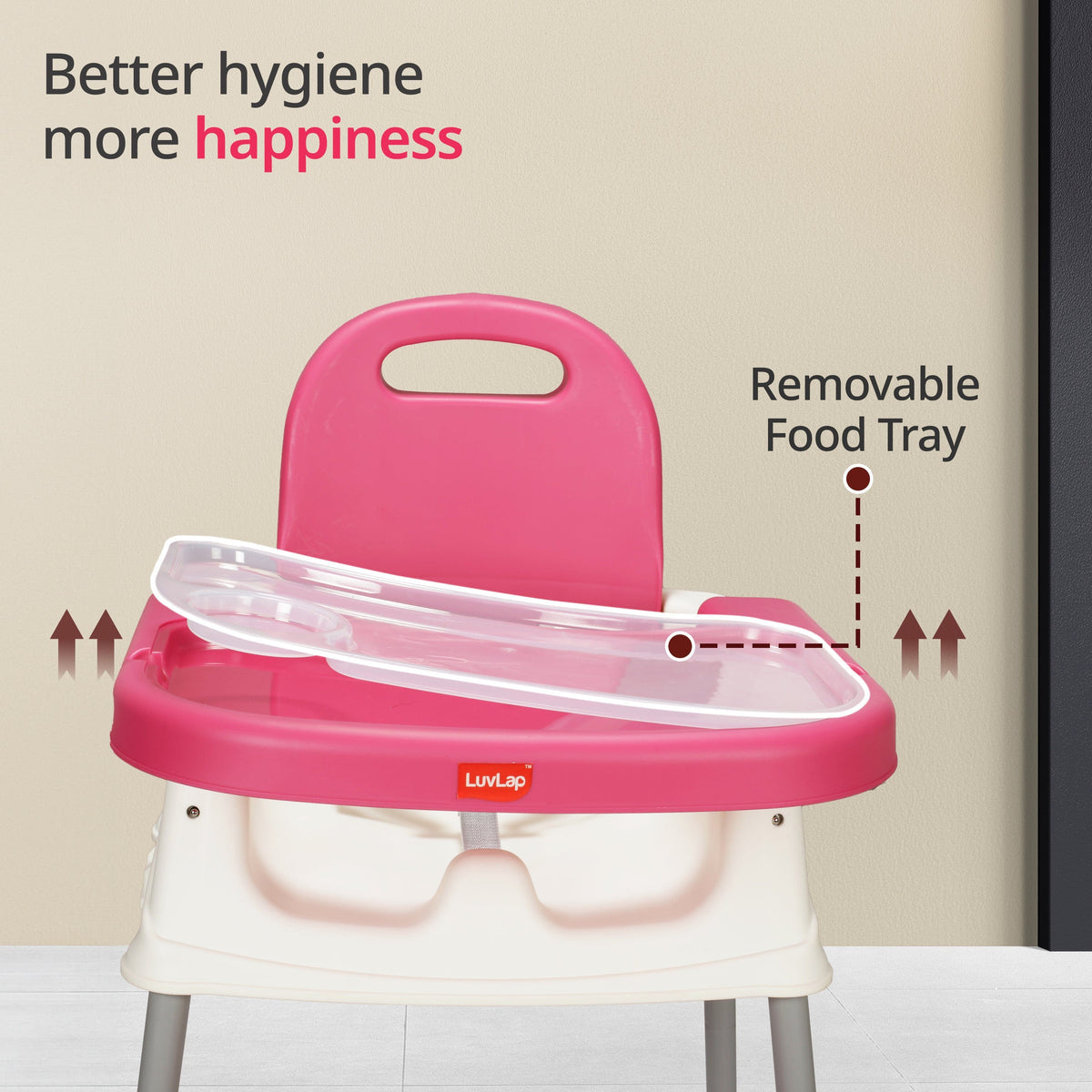 LuvLap 4-in-1 Grow-With-Me Convertible High Chair for Babies & Toddlers