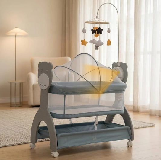Mee Mee Electric Automatic Baby Cradle with Remote Control