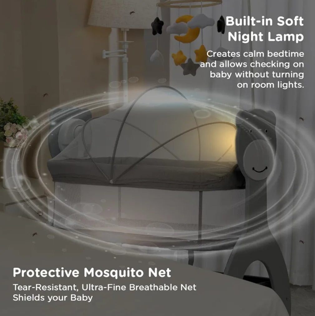 Mee Mee Electric Automatic Baby Cradle with Remote Control