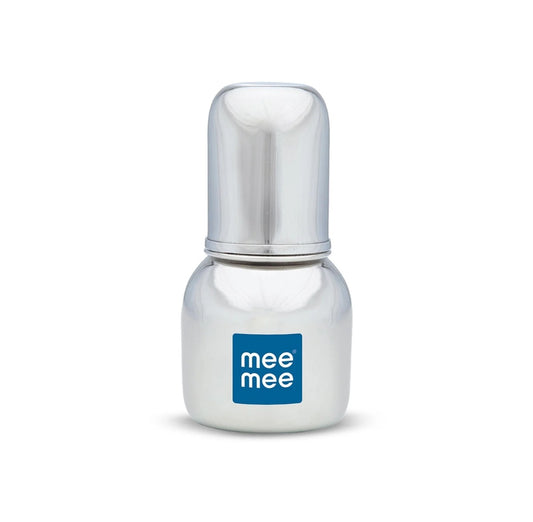 Mee Mee Steel Feeding Bottle - 120 ML