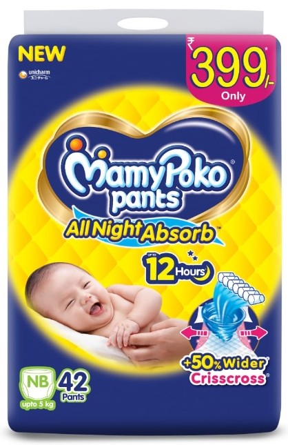 Mammy Poko Pant NewBorn - All Night Absorb