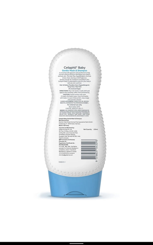 Cetaphil Baby Gentle Wash & Shampoo