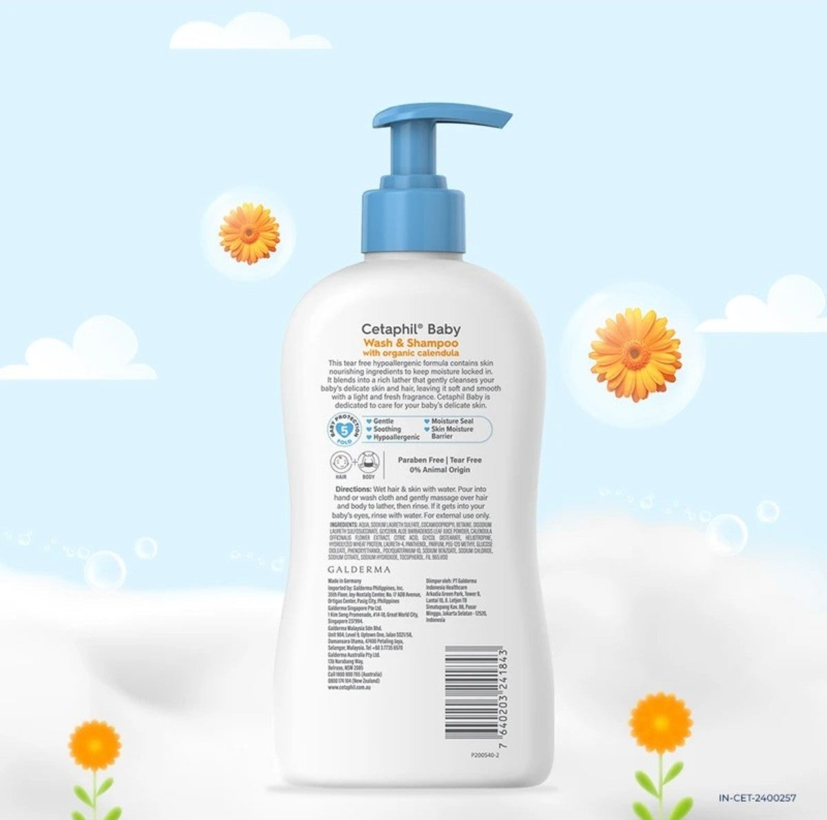 Cetaphil Baby Wash & Shampoo with Organic Calendula