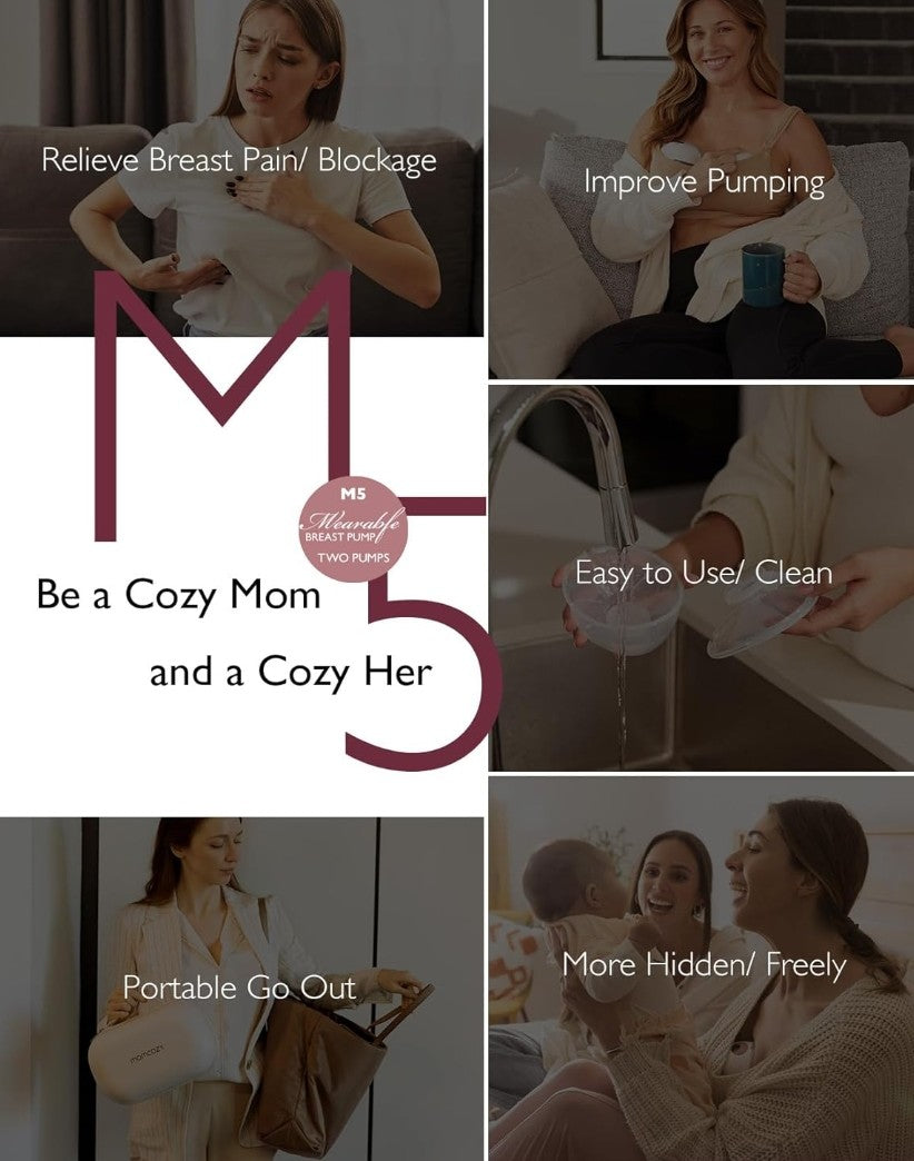 Momcozy Hands-Free Electric Breast Pump