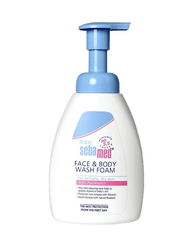 Sebamed Baby Face and Body Wash Foam