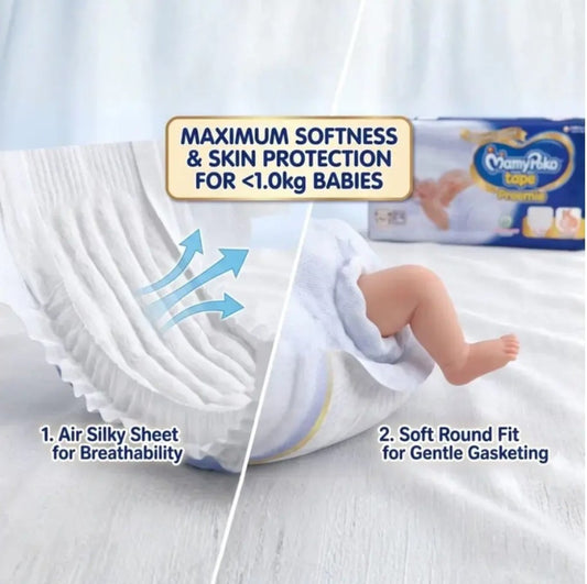 MammyPoko Pants Up to 1.5 kg (Pre-Mature Size)