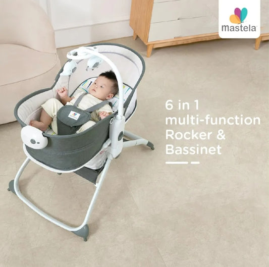 Mastela 6-in-1 Multi-Function Rocker & Bassinet