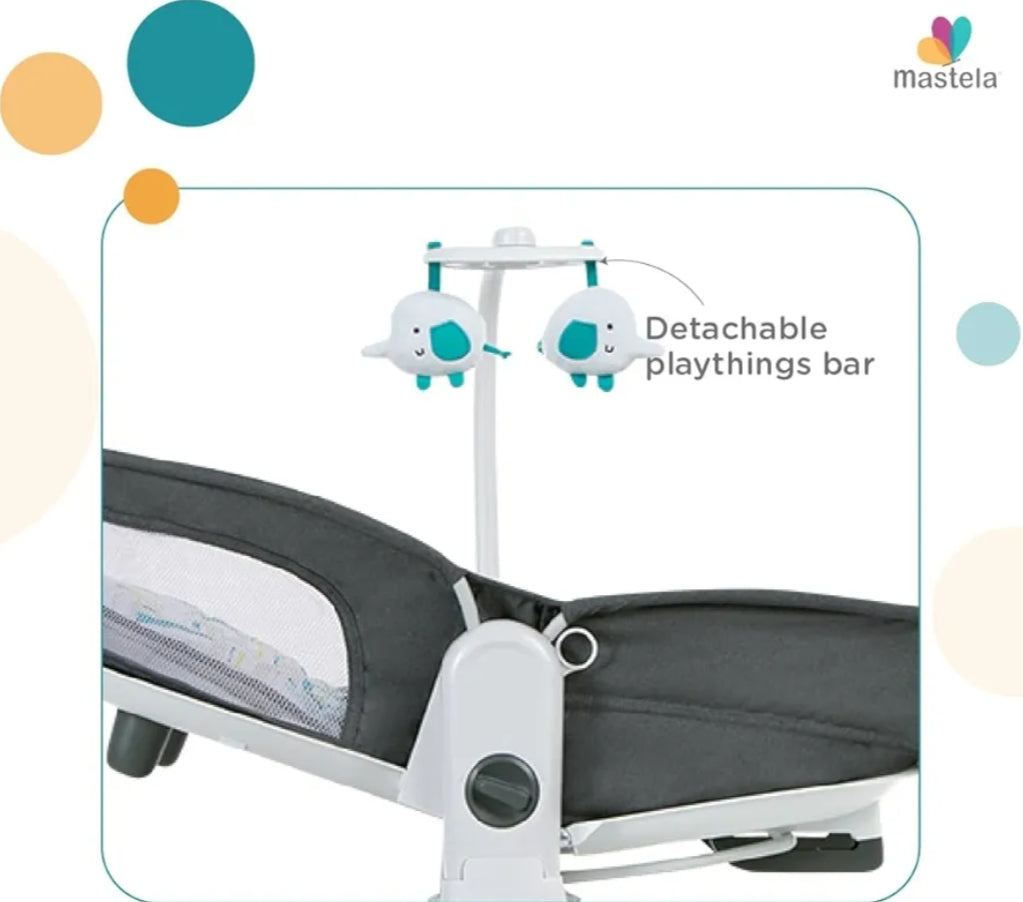 Mastela 6-in-1 Multi-Function Rocker & Bassinet