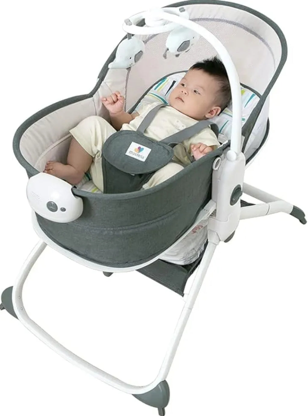 Mastela 6-in-1 Multi-Function Rocker & Bassinet