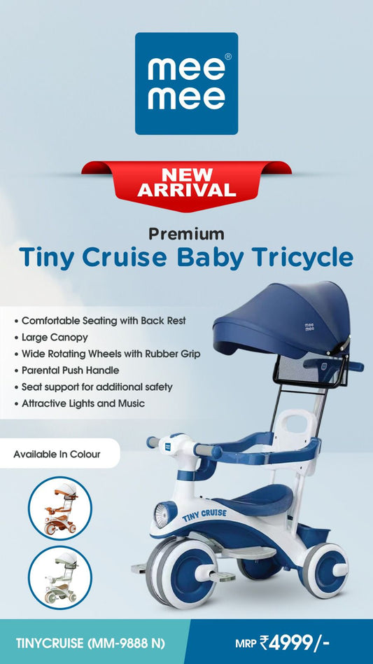 Mee Mee Premium Tiny Cruise Baby Tricycle (MM-9888 N)