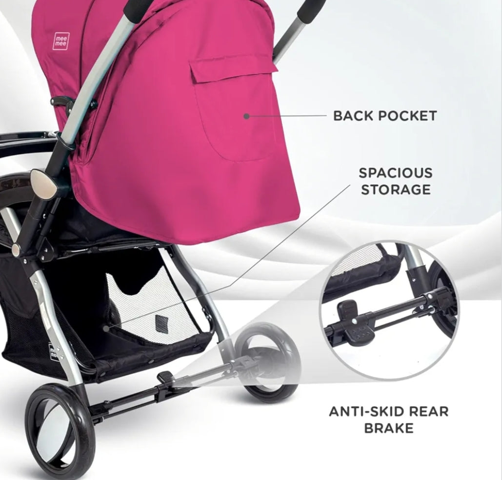 Mee Mee Dream Star Luxury Pram with Shock Absorber Wheels