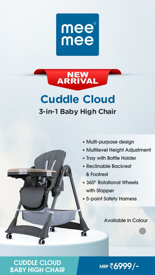 Mee Mee Cuddle Cloud 3-in-1 Baby High Chair