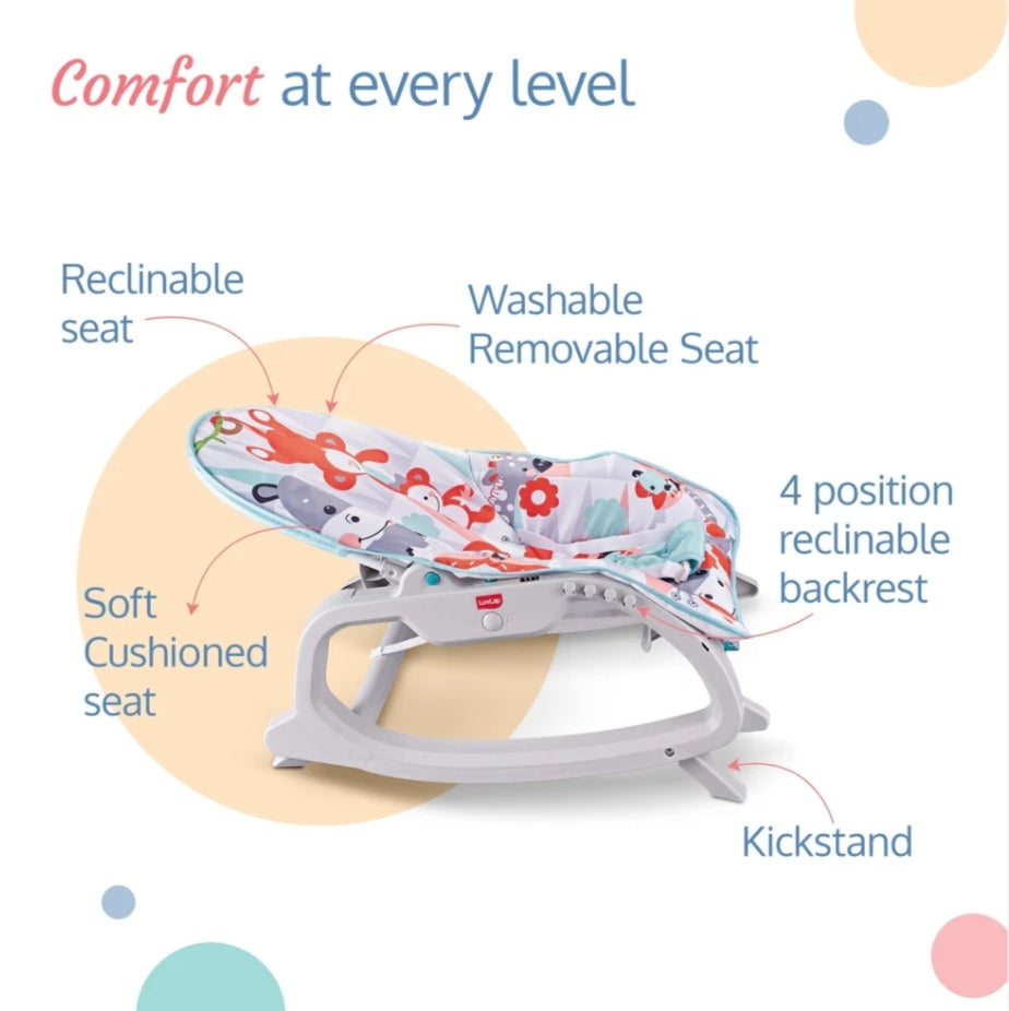 Luvlap Animal Kingdom 3-In-1 Rocker